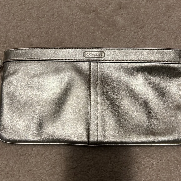 Coach gold wristlet - Picture 2 of 3